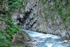 清津峡の柱状節理（十日町市）